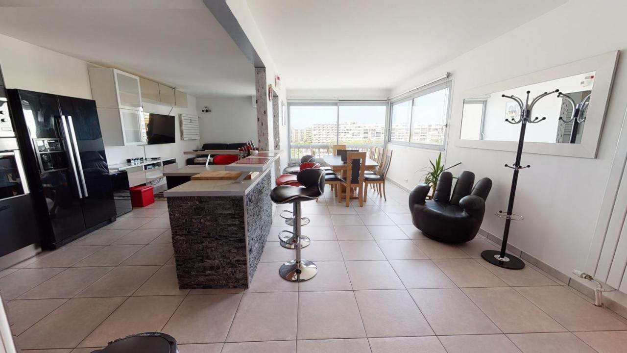 Duplex Grand Standing Vue Mer Et Port Mauguio Exteriér fotografie
